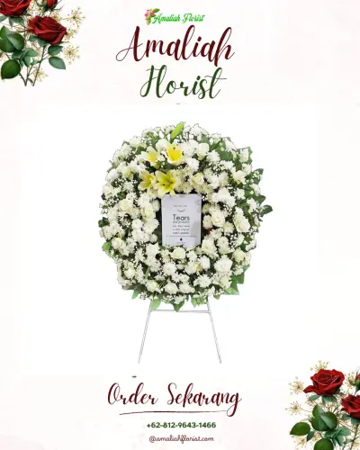 Krans Bunga Duka Cita di Kesimpar